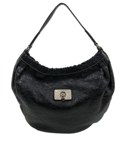 Bolso Al Hombre, Piel, Negro,3